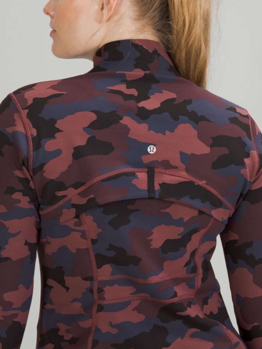 lululemon athletica Burgundy and Black Camo define Zip Jacket - Picture 5 of 5